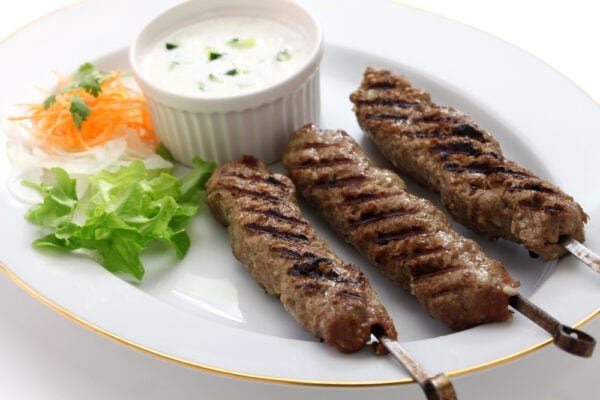 Air-Fried Lamb Tikka Skewers