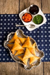 Air-Fried Veggie Samosas