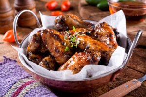 Apple Cider Glazed Turkey Wings