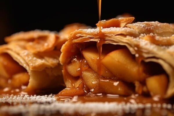 Apple Cinnamon Breakfast Strudel