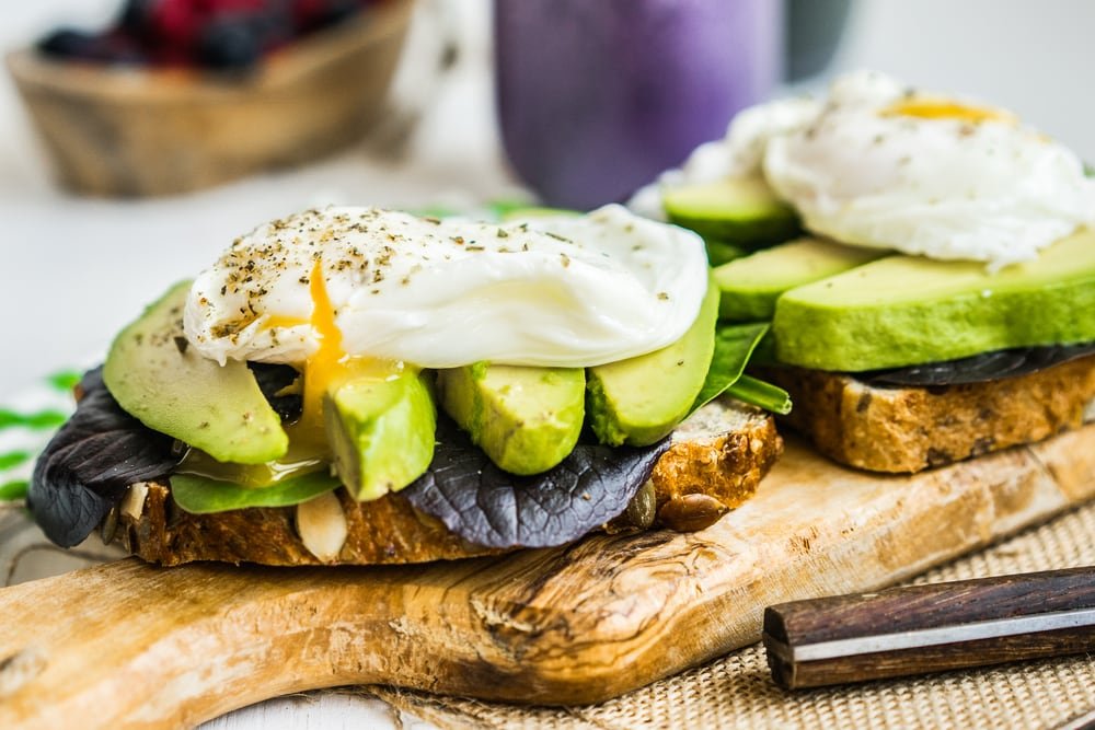 Avocado Toast with Poached Eggs