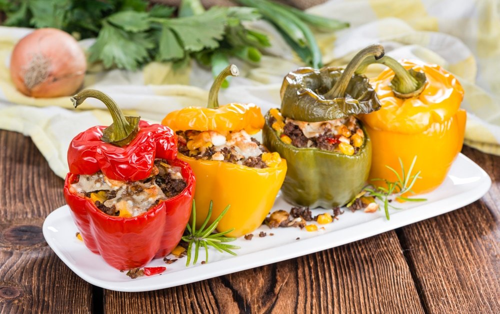 BBQ Stuffed Bell Peppers