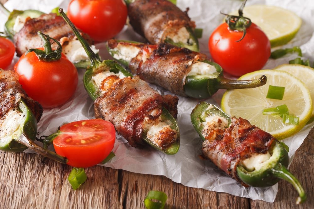 Bacon-Wrapped Jalapeno Poppers