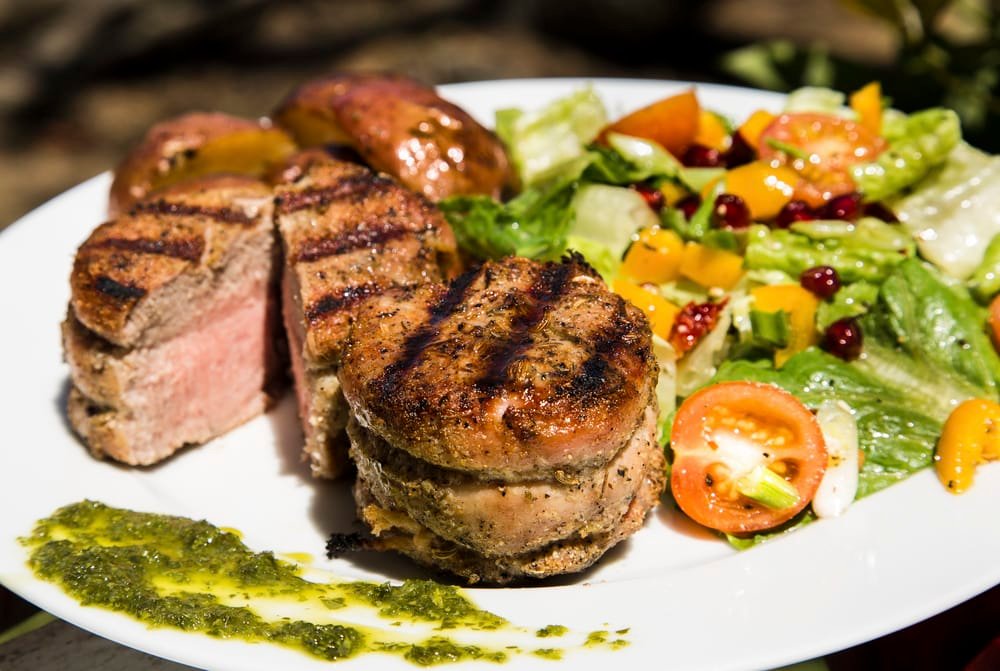 Balsamic Glazed Pork Tenderloin Medallions