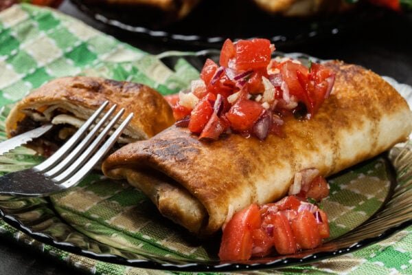 Beef Chimichangas