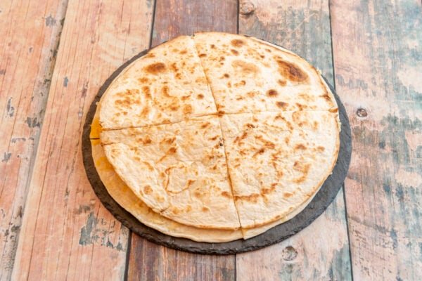 Breakfast Quesadillas with Ham and Cheese