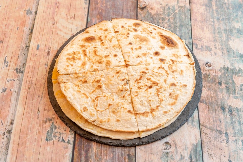 Breakfast Quesadillas with Ham and Cheese