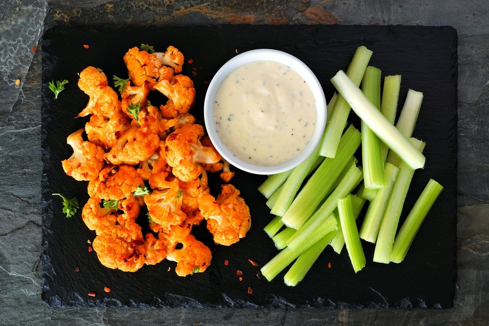 Buffalo Cauliflower Bites