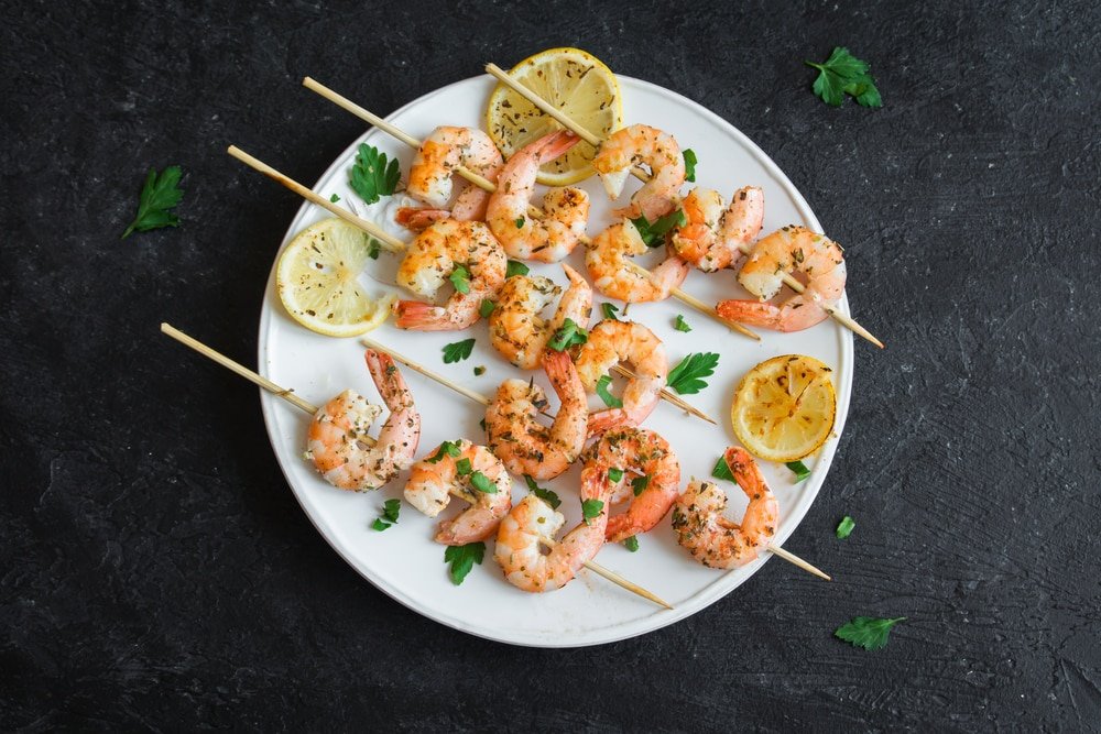 Chimichurri Grilled Shrimp Skewers