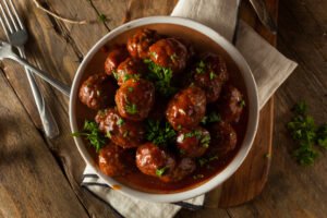 Cranberry Turkey Meatballs