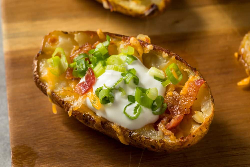 Loaded Sweet Potato Skins