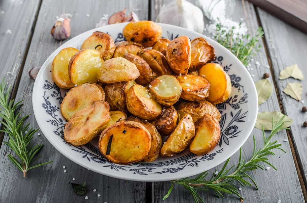 Garlic and Herb Roasted Potatoes