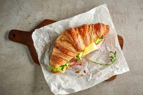 Ham and Cheese Stuffed Croissant