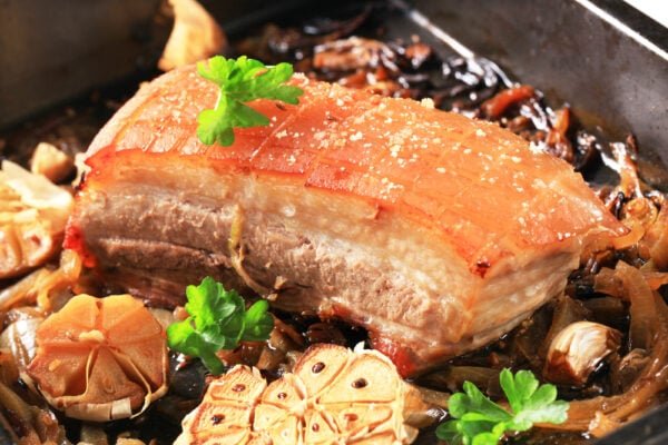 Honey-Sesame Glazed Pork Belly