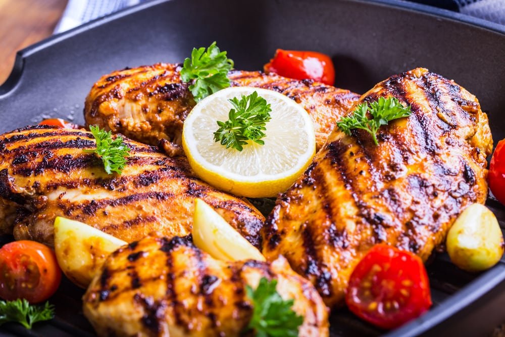 Lemon Herb Air Fryer Chicken