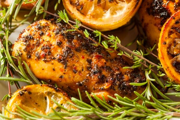 Lemon Rosemary Turkey Cutlets