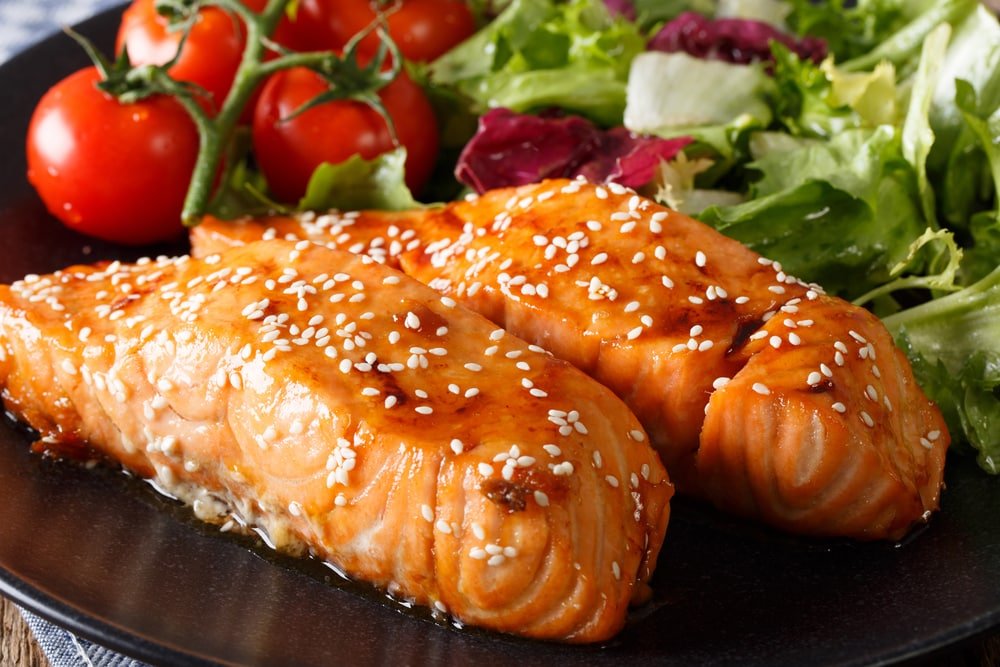 Maple Glazed BBQ Salmon
