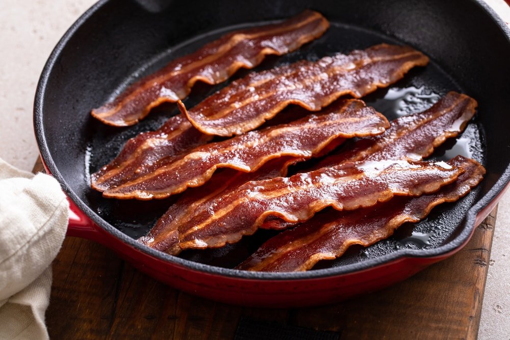 Maple Glazed Turkey Bacon