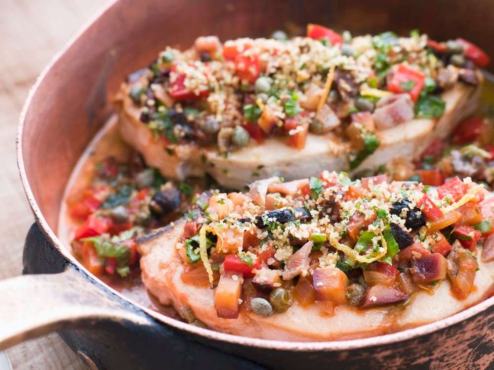 Moroccan Spiced Swordfish