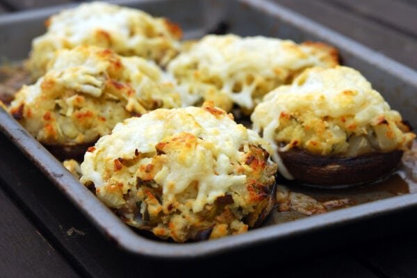 Mushroom Stuffed with Crabmeat