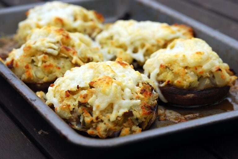 Mushroom Stuffed with Crabmeat