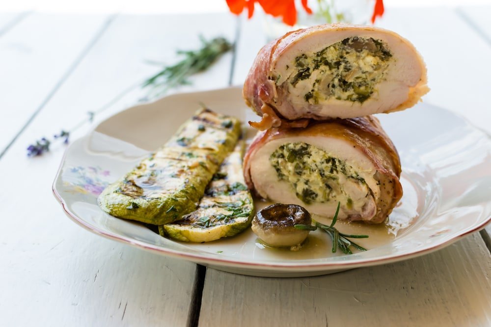 Pesto Stuffed Turkey Breast