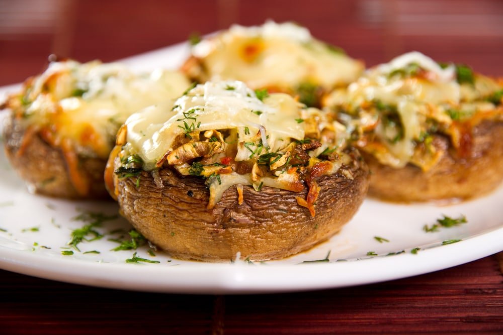 Quinoa-Stuffed Mushrooms