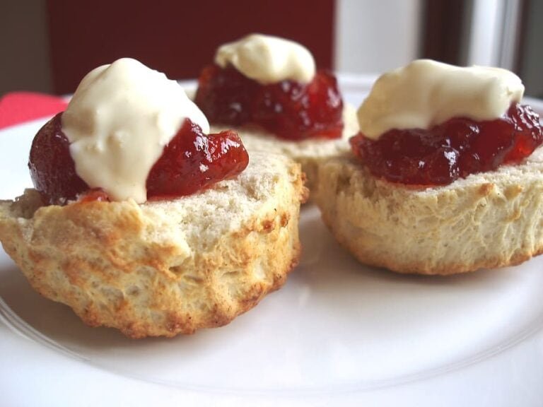Raspberry Almond Scones