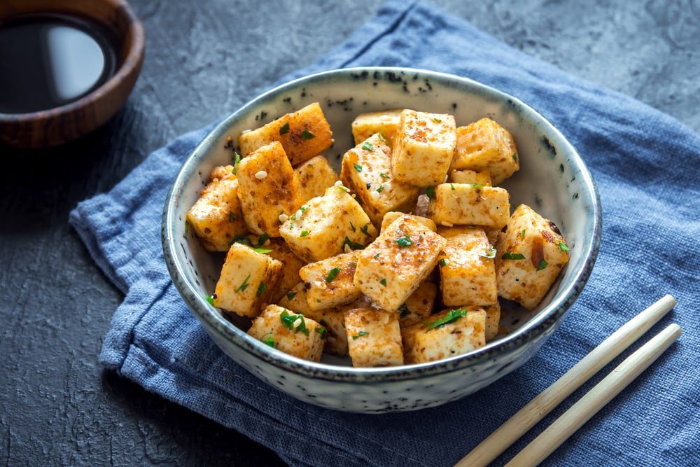 Sesame Ginger Tofu Bites