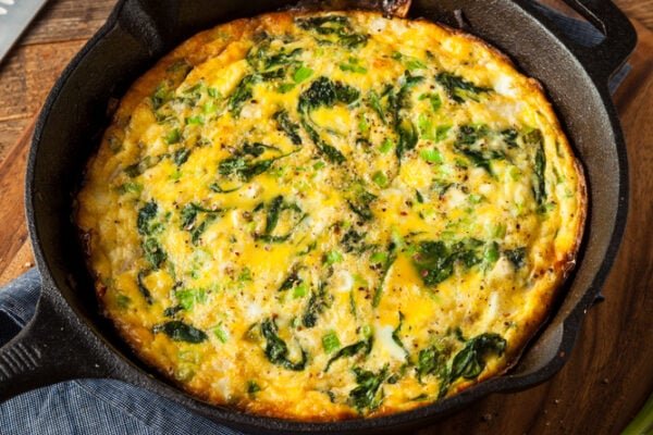 Spinach and Feta Frittata