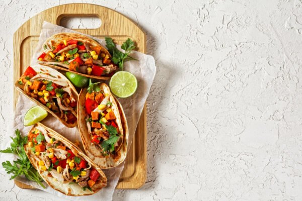 Sweet Potato and Black Bean Breakfast Tacos