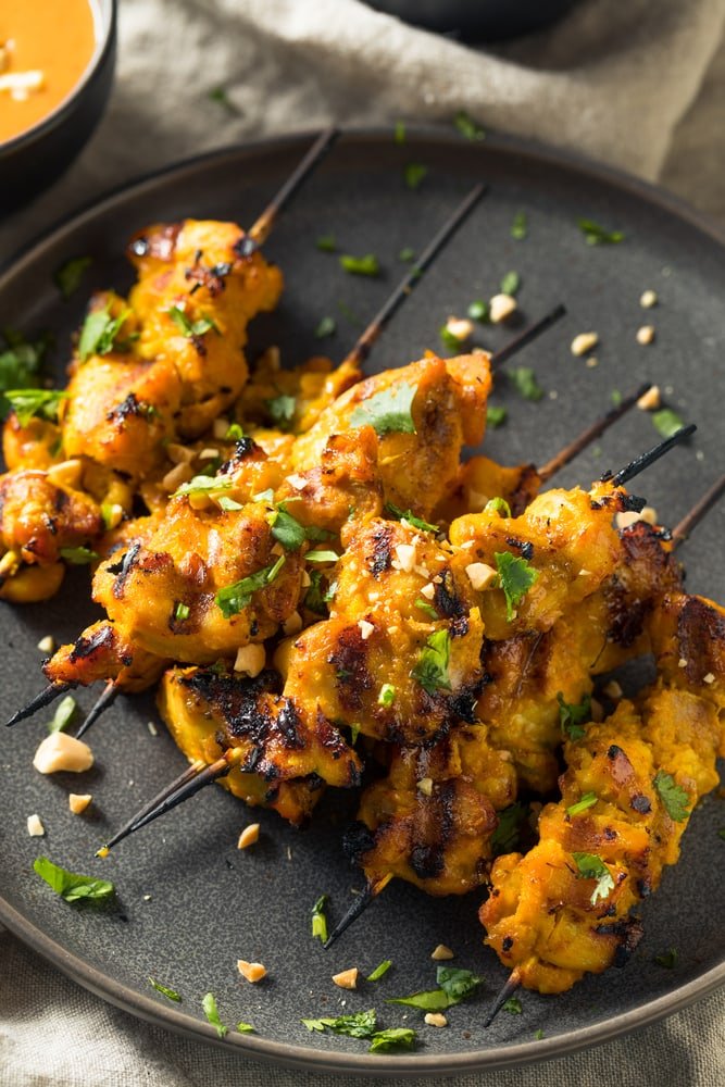 Thai Peanut Chicken Satay