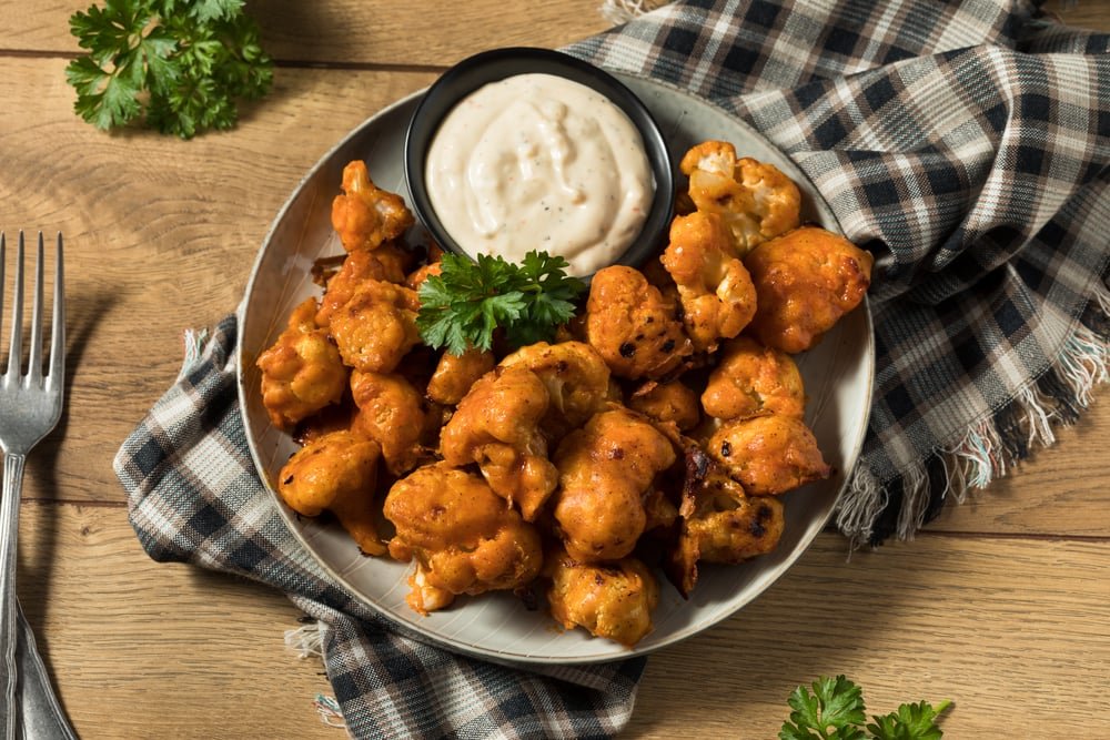 Vegan Buffalo Cauliflower