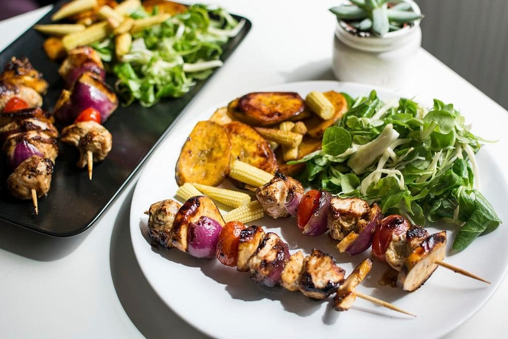 Keto Mediterranean Chicken Skewers