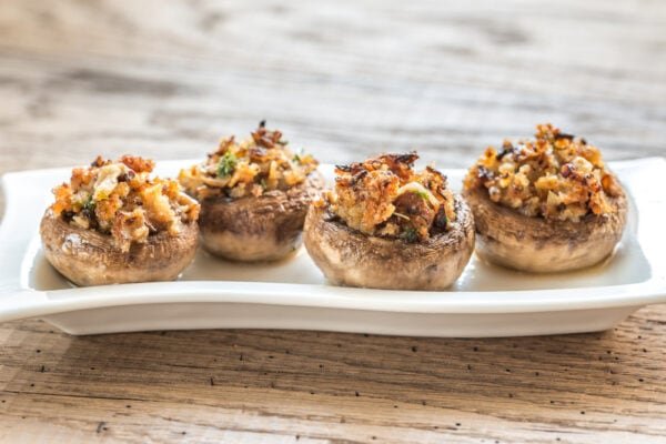 Mushroom Stuffed with Crabmeat